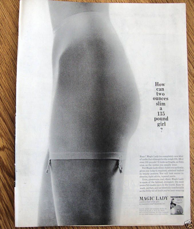 1961 Magic Lady Girdle by Exquisite Form Ad  