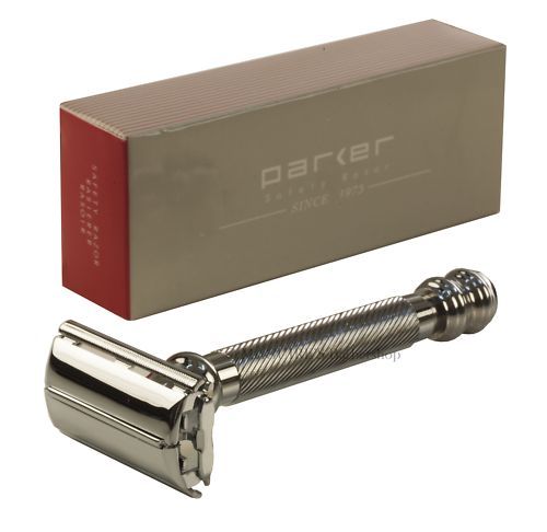 99R PARKER DOUBLE EDGE SAFETY RAZOR   CHROME FINISH  