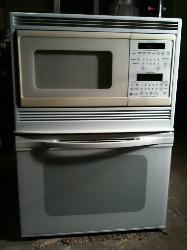 30 In Wall GE Profile Oven & Microwave Combo NN 7855WA  