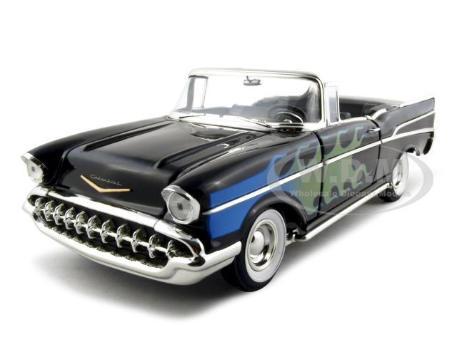   scale diecast car model of 1957 chevrolet bel air convertible die cast