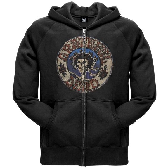 Grateful Dead   Bertha Rose Zip Hoodie  