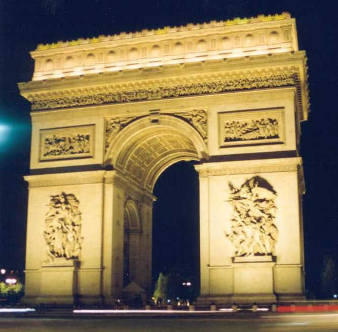 Arc De Triomphe Paris,France resin 3D fridge Magnet  