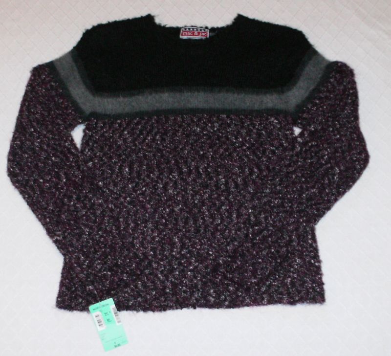 Sweater Mac & Jac  Purple Blac MRP $80 NEW NWT 413513568750 