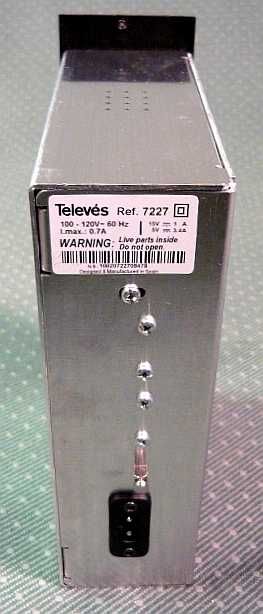 Televes 7227 Power Supply TDT digital transmodulator  