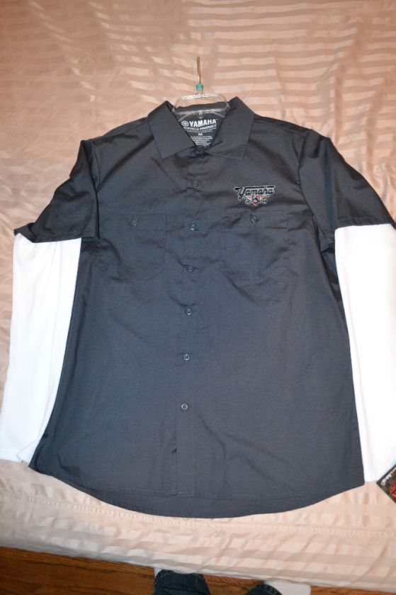 YAMAHA MECHANICS STYLE SHIRT MED NWT  