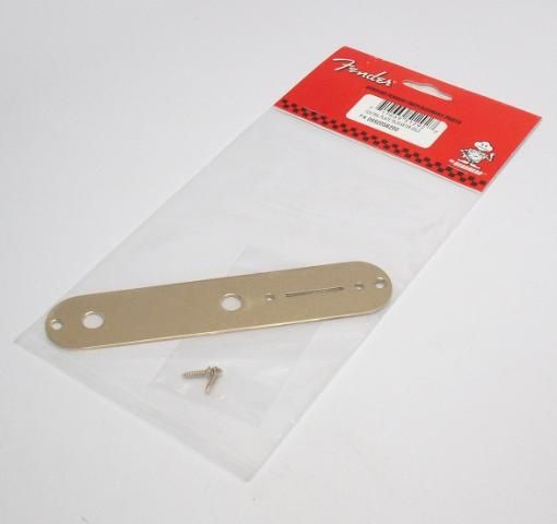 NEW Genuine FENDER Telecaster Control Plate GOLD  