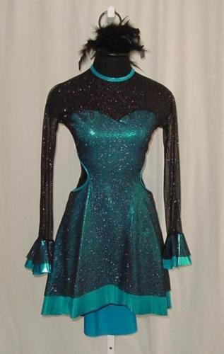 DANCING QUEEN Ice Skating Dance Dress Costume AXL  