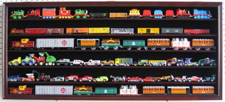 Diecast Toy Car, Trucks, Train, Hot Wheels Display Case  