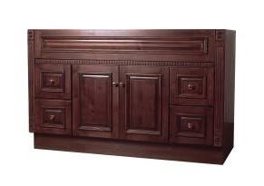   21D CHERRY BATHROOM VANITY CABINET 2 DOOR 4 DRAWER   FREE SHIP  