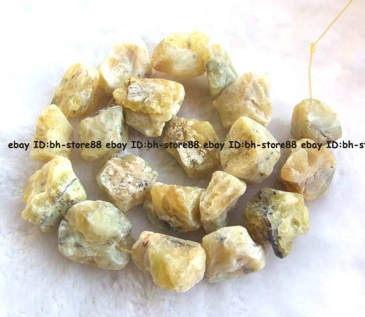   rough Natural Yellow Opal baroque Beads 15 new gemstone high quality