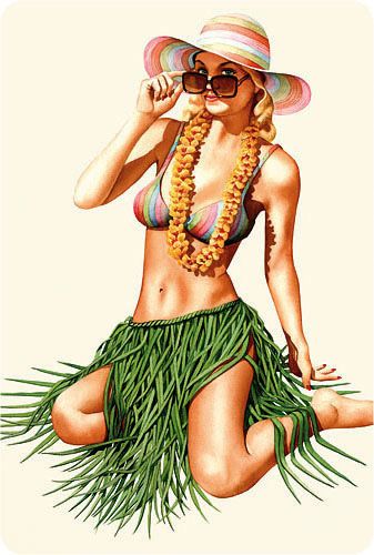   reproduced from artwork by acclaimed Hawaiian artist Garry Palm