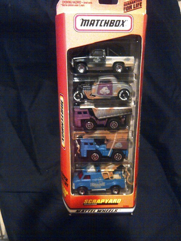 1998 Matchbox 5 Pack Gift Set Scrapyard  