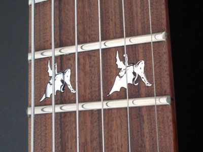 BLACK SABBATH DEVIL IOMMI SG Guitar Vinyl Decal Inlays  