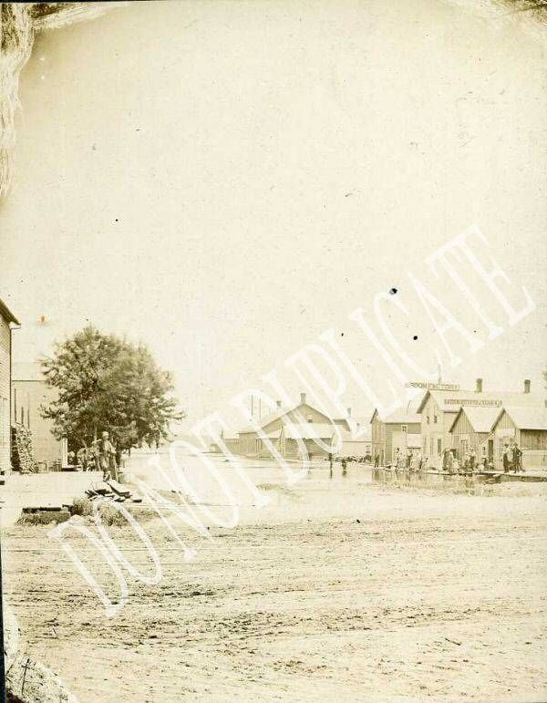 1895 Flooded Clinton, Iowa. 29 Photos  