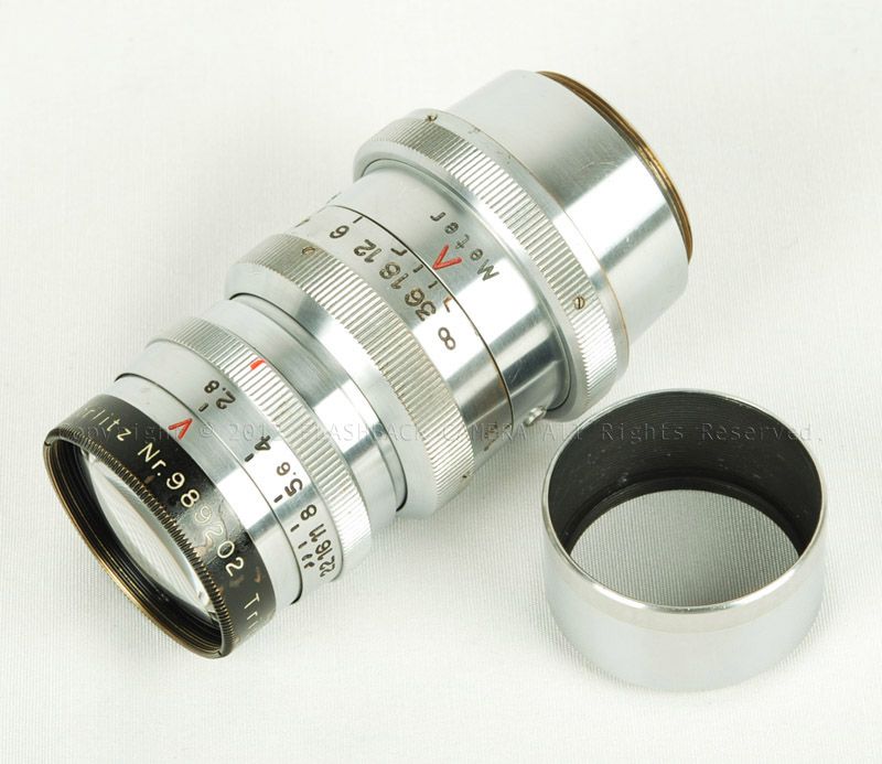   Trioplan 100mm F/2.8 modified to Leica Screw LTM Plasmat #007197