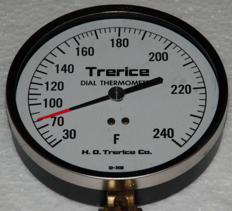 Trerice Dial Thermometer H. O. Trerice Co. 30 240F NEW  