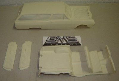 Model Kit 1965 Chevelle 2 DR WAGON Resin Body Donor Parts RESIN 1/25 