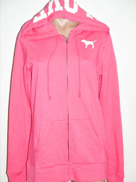 Brand New with Tag Victorias Secret PINK Zip LOVE PINK Animal Print 