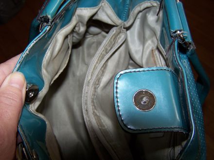 Genna de Rossi Teal Purse / Handbag   Gently Used   Nice Bag  