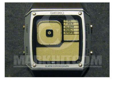 SEIKO G757 401B James Bond TYPE 80s Golden Eyes version   sale as a 