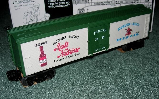 LIONEL RARE UNCAT. ANHEUSER BUSCH BEER REEFER MIB  