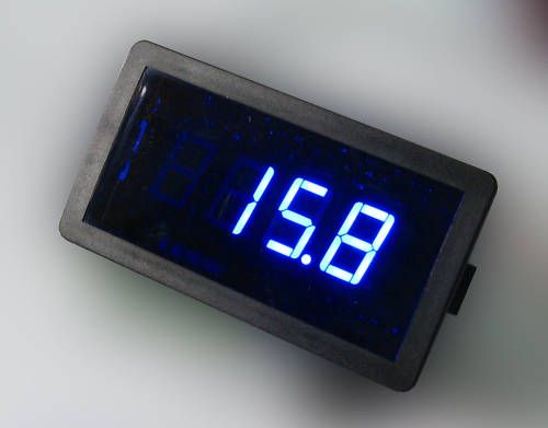 Blue LED Volt Meter DC 8 30V Doesnt require A power  