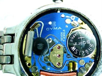 VINTAGE EXTREMELY RARE SWISS AUTHENTIC CYMA/TAVANNES QUARTZ LADIES 