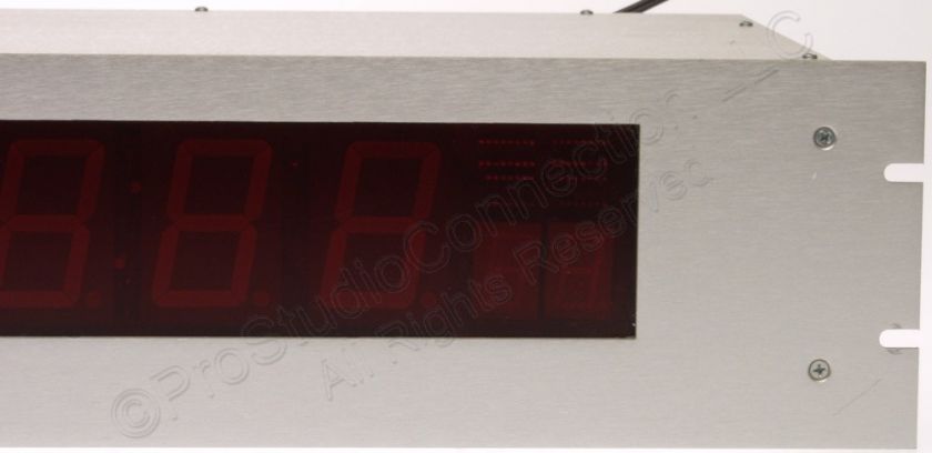 ESE ES 993 3U Broadcast Large LED Time Code Display VGC  