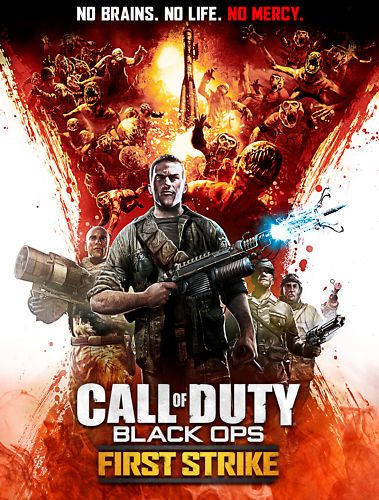 Black Ops First Strike Zombies Map Pack A3 Poster  