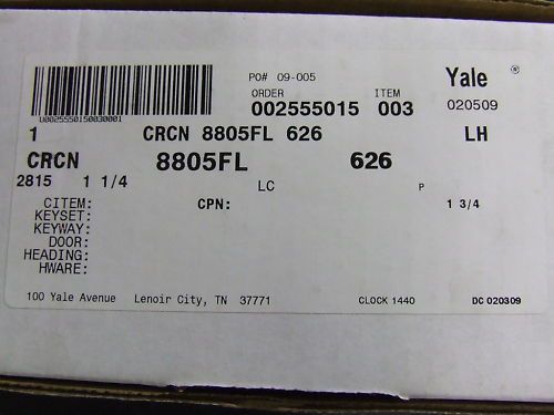 YALE 8805FL LH Mortise Lock Industrial Door Lever Knob  