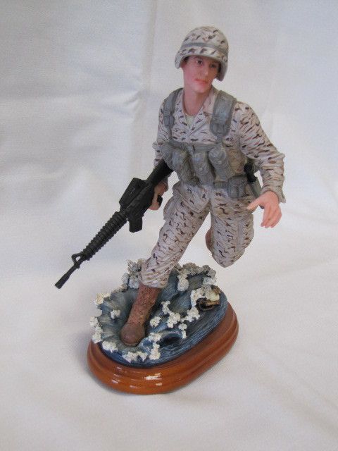 Military Campaign Freedom Marine Figurine  