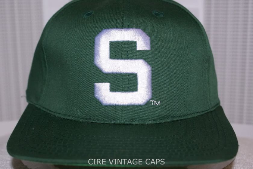 VINTAGE MICHIGAN STATE SPARTANS SNAPBACK CAP NWT ncaa  