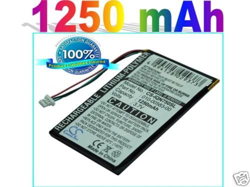 Battery for Garmin Nuvi 750 (p/n 010 00583 00)  