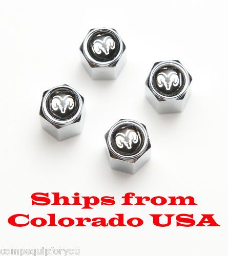 Dodge Challenger Durango Avenger Tire Valve Stem Caps  