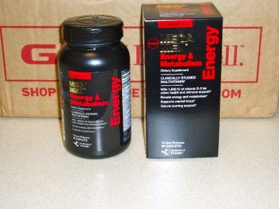 GNC MEGA MEN ENERGY AND METABOLISM MULTIVITAMIN ~ 90 Count ~  