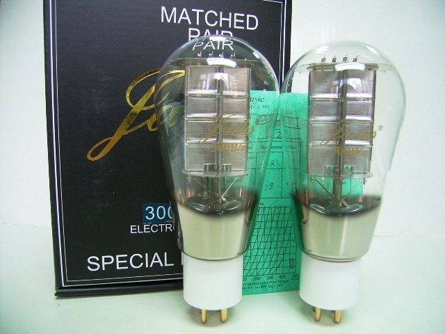 Matched Pair JADIS 300B/n Meshed Plate Balloon Tube  