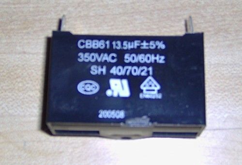 CBB61 13.5UF 350VAC Capacitor 40/ 70/ 21/  