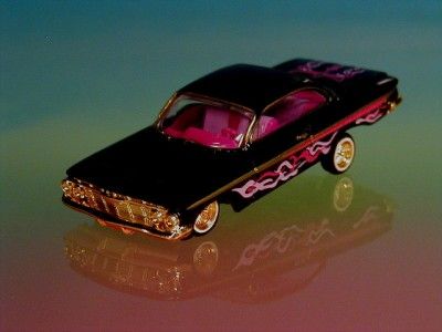 Hot 61 Chevy Impala Custom Lowrider Limited Edition 1/64 Scale  