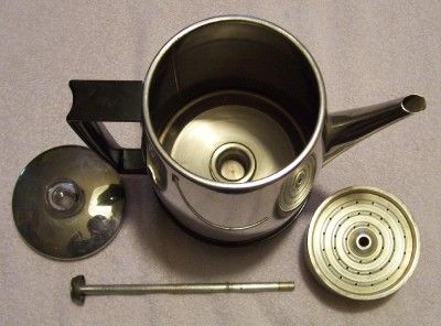 Vintage 12 Cup Electric Wizard Imperial Percolator Coffee Maker WORKS 
