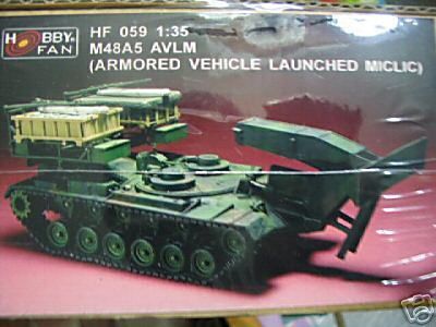 hobby fan 1/35 M48A5 AVLM ARMOR VEHICLE LAUNCHED MICLIC  