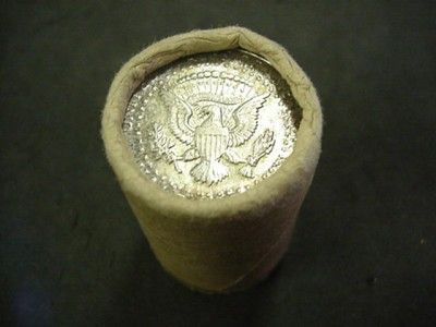 1964 KENNEDY HALF DOLLAR ORIGINAL PAPER SHOTGUN ROLL 20  