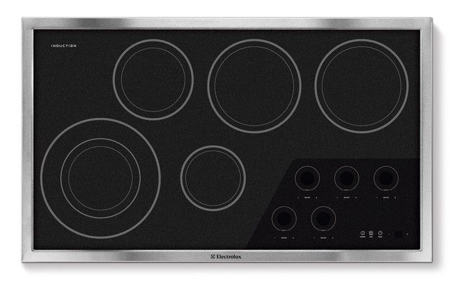   Dent Electrolux Stainless Steel 36 Inch Full Induction Cooktop  