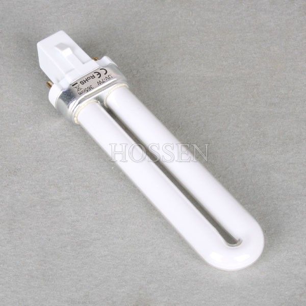 2pcs 7W UV Lamp Tube U Shape Bulbs for UV Lamp Gel Lamp Nail Curing 