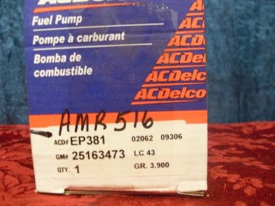 GM OEM 25163473 FUEL PUMP BLAZER TAHOE YUKON ASTRO  