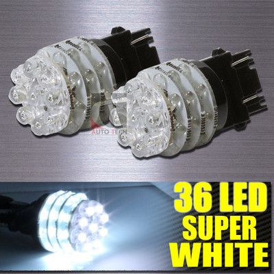   T20 3157 3156 36 LED WHITE TURN SIGNAL CORNER LIGHT BULBS/BULB  