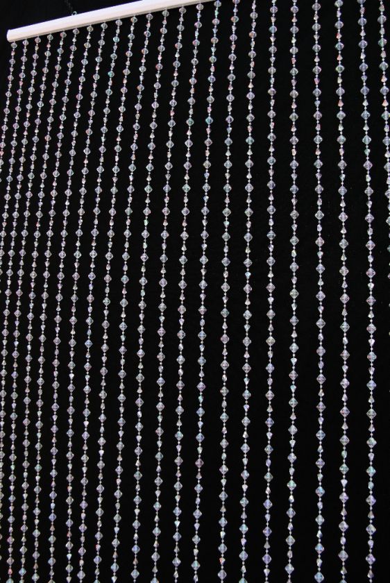   IRIDESCENT Door,Window,Wall Hung Photo Beaded Beads Curtain  