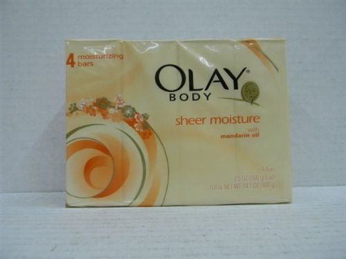 16 OLAY BODY SHEER MOISTURE MANDARIN OIL BAR SOAP 3.5OZ  