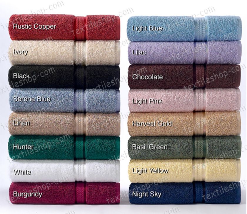 New Ultra Soft Bath, Hand & Washcloth Towels  