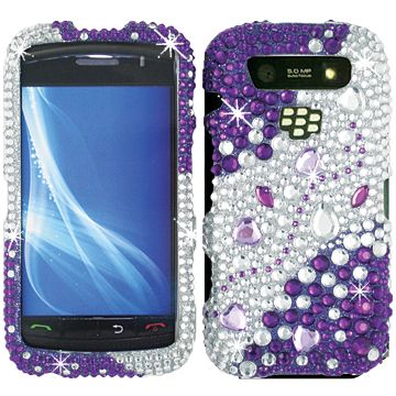 RHINESTONE BLING FACEPLATE CASE COVER BLACKBERRY TORCH 2 MONZA 9860 