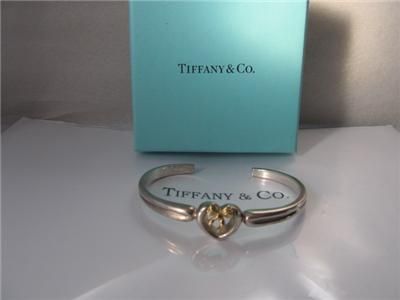 Tiffany & Co 18K & Sterling Silver Bow Bracelet  